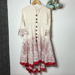 Cotton Full Circle Skirted Dress